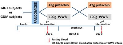 Acute Effect of Pistachio Intake on Postprandial Glycemic and Gut Hormone Responses in Women With Gestational Diabetes or Gestational Impaired Glucose Tolerance: A Randomized, Controlled, Crossover Study